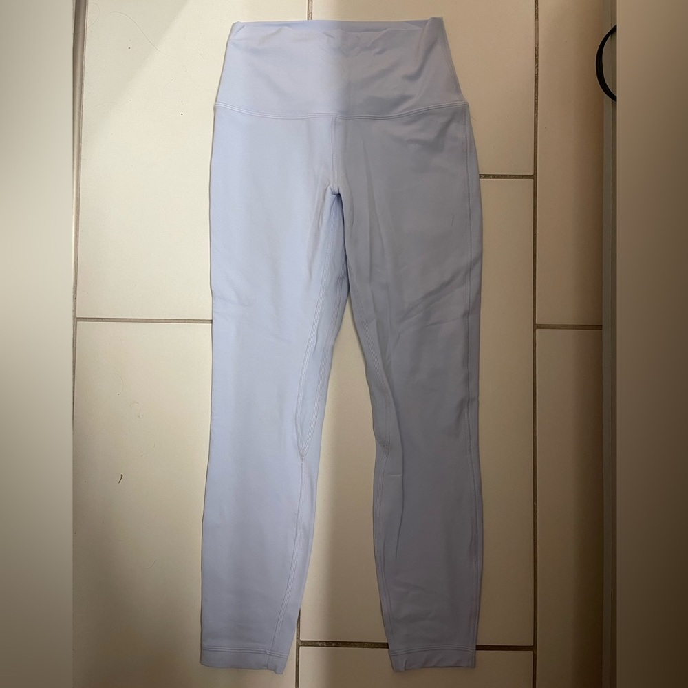 Pastel blue lululemon align leggings